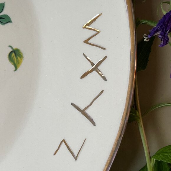 Vtg Collectible Decorative Plate Girl with Goat Little Boo Peep 1972 Signed MCW - Picture 8 of 15